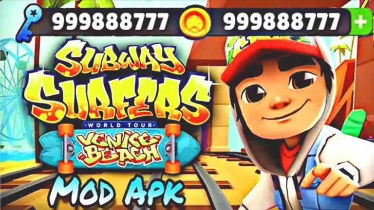 Subway Surfers mod unlimited coins and keys